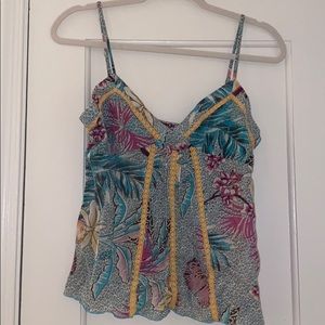 Floral tank top